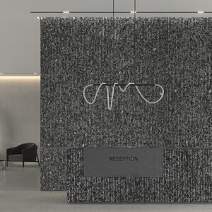 Black Diamond Lineal Extreme Light Design Slab Granite 2CM