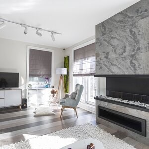 Flexible Slate SKIN Ultra-Flex 2mm - Autumn White, 122x61 cm | Stone for Walls, Furniture, Facades and Wet Areas