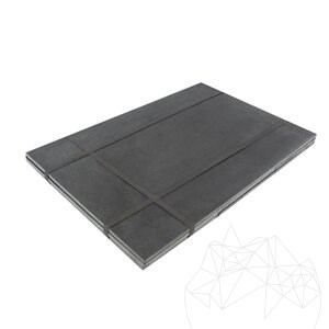 Nero Riven Slate French Pattern Set, 1 cm
