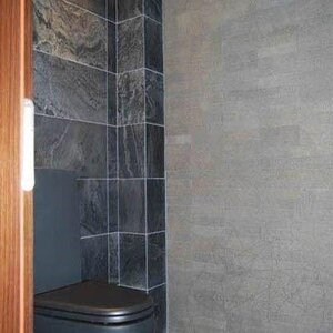 Natural Silver Slate, Brushed (Anti-Slip), 60 x 30 | Ideal for Outdoor/Indoor, Vertical/Orizontal