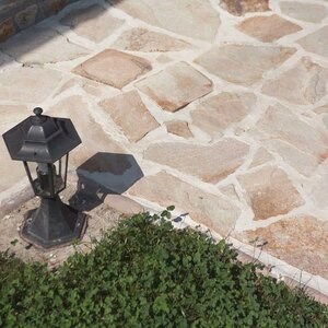 Rhodos Lespezi Polygonal Slate Rhodos Lespezi - Natural Stone for Pavers, Garden Steps, Paths (1 sqm = 3-5 pieces)