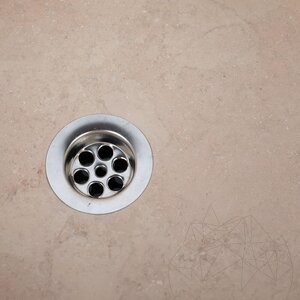 Bathroom Sink Arco Classic Travertine SCAS2, 47 x 47 x 19 cm