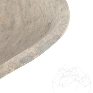 Bathroom Sink Matia Silver Travertine BRTA, 50 x 40 x 13 cm