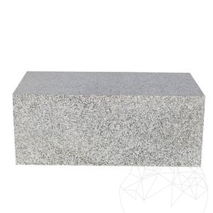 Bianco Sardo Sawn Cut Granite Bollard 20 x 25 x 50 cm