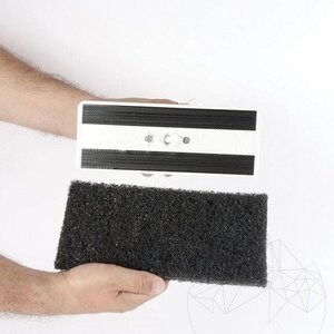 LTP Profesional Black Emulsifying Pad - Cleans textured surfaces (removes dirt, adhesive, grouting)