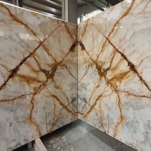 Calacatta Gold Polished Marble Slab, 2 cm