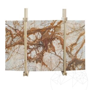 Calacatta Gold Polished Marble Slab, 2 cm