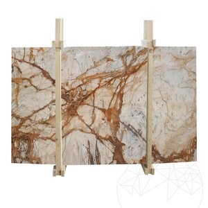 Calacatta Gold Polished Marble Slab, 2 cm