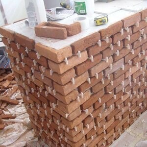 Deco Brick - Traditional decorative brick, 17 x 8 x 5 cm