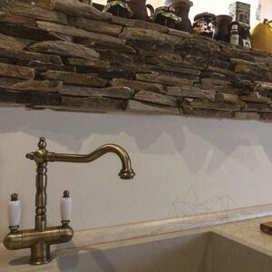 Slate Rhodos 3D Strips | Decorative Stone for Vertical Cladding, Exterior-Interior (10-12/pallet)