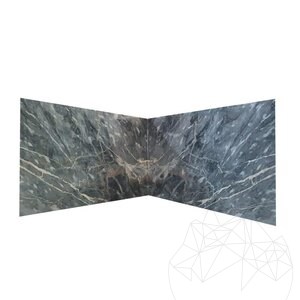 Golden Grey Polished Marble Slab, 2 cm