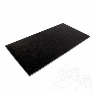 Black Galaxy Polished Granite 61 x 30.5 x 1 cm (Beveled 4 edges)