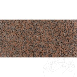 Imperial Red Polished Granite 60 x 30 x 1.5 cm