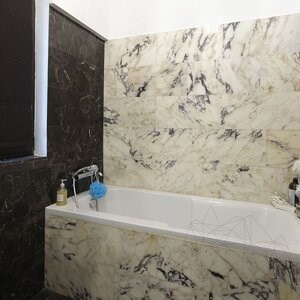 Arabescato Violet Polished Marble 60 x 30 x 2 cm (Translucent)