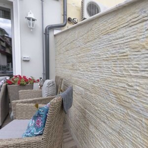 Catania Cream Chiseled Marble, 10 x 30 x 1.5 cm