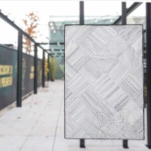 Kavala Cross Cut Sawn Cut (Unpolished) Marble, 30 x 30 x 2 cm