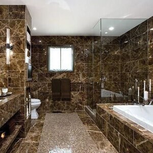 Maron Emperador Polished Marble, 60 x 30 x 2 cm