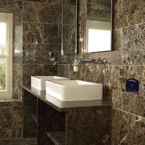 Maron Emperador Polished Marble, 60 x 30 x 2 cm