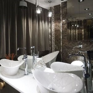 Maron Emperador Polished Marble, 60 x 30 x 2 cm
