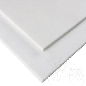 Thassos Polished & Bevelled Edge Marble, 61 x 30.5 x 1 cm - Economy