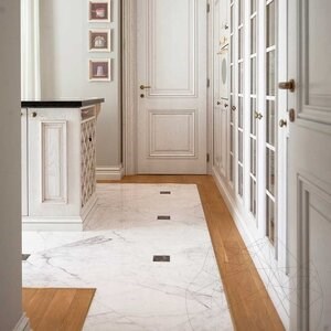 Volakas Polished Marble, 60 x 30 x 2 cm - Economy