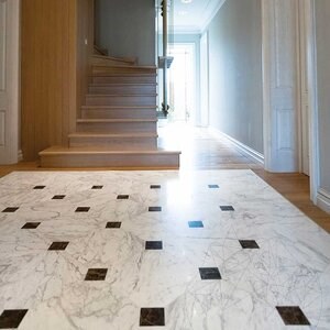 Volakas Polished Marble, 60 x 30 x 2 cm - Economy