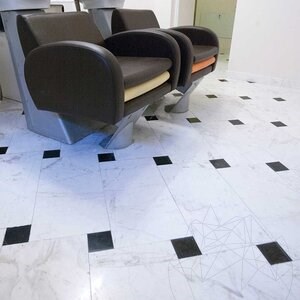 Volakas Polished Marble, 60 x 30 x 2 cm - Economy