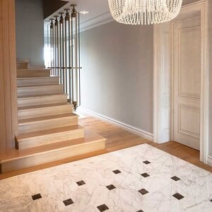 Volakas Polished Marble, 60 x 30 x 2 cm - Economy