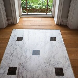 Volakas Polished Marble, 60 x 30 x 2 cm - Economy