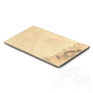 Sinterized Stone Hardscape Monviso Fossil, 90 X 60 X 2 cm, R11 - Non-Slip for outdoor use