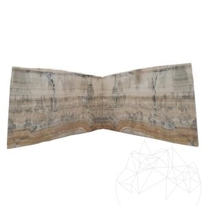 Vein Cut Polished Onyx Slab, 2 cm