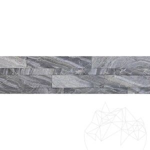 Flexible Marble SKIN Panel Express - Brazil White, 60x15 cm, Self-Adhesive 3M for Interior Cladding Furniture
