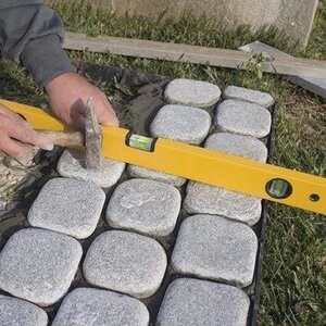 Kavala Tumbled Slate Cobblestone, 10 x 10 x 3-5 cm