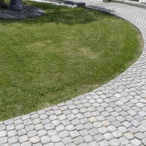 Kavala Tumbled Slate Cobblestone, 10 x 10 x 3-5 cm
