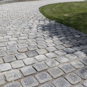 Kavala Tumbled Slate Cobblestone, 10 x 10 x 3-5 cm