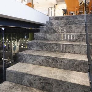 Polished Tundra Grey Grey Marble 2 cm - Countertops, Steps, Glazes and Personalized Pieces