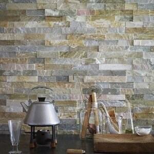 Metaksi Quartzite Wall Cladding Panel 15 x 60 cm