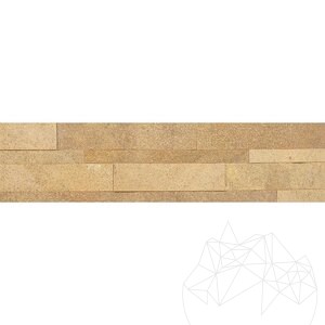Sandstone Flexible Sandstone SKIN Panel Express - Sandy Yellow, 60x15 cm, Self-adhesive 3M for Interior