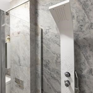 Flexible Slate SKIN Ultra-Flex 2mm - Autumn White, 122x61 cm | Stone for Walls, Furniture, Facades and Wet Areas