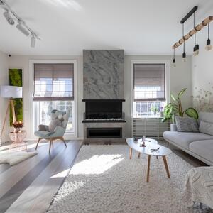 Flexible Slate SKIN Ultra-Flex 2mm - Autumn White, 122x61 cm | Stone for Walls, Furniture, Facades and Wet Areas