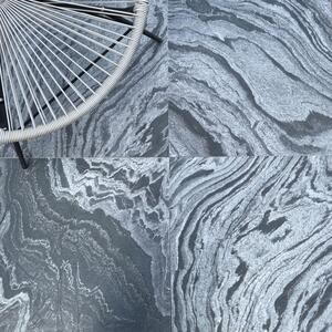 Slate Natural Silver, Polished, 60 x 60 x 1.2 cm | Ideal for Outdoor/Indoor, Vertical/Orizontal