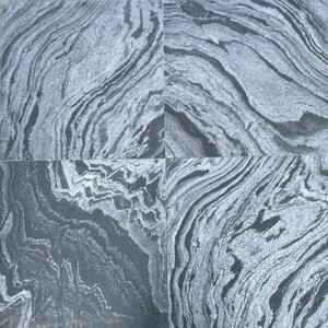 Slate Natural Silver, Polished, 60 x 60 x 1.2 cm | Ideal for Outdoor/Indoor, Vertical/Orizontal