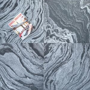Slate Natural Silver, Polished, 60 x 60 x 1.2 cm | Ideal for Outdoor/Indoor, Vertical/Orizontal