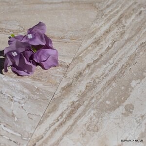 Striato Beige Honed Travertine French Pattern Set 1.2 cm