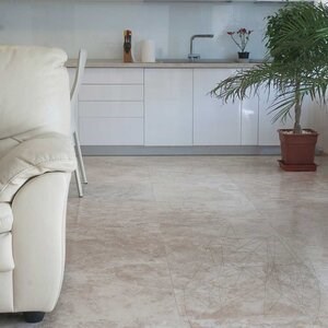 Classic PREMIUM Cross Cut Honed Travertine, 61 x 61 x 1.2 cm