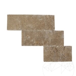 Noce Splitface Travertine, 7.5 cm x FL x 2.2 cm