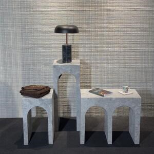 Tundra Grey Marble Archy Small Console