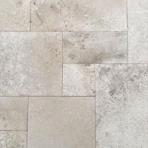 Valencia Cross Cut Tumbled Travertine French Pattern Set 1.2 cm