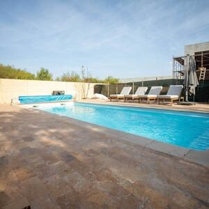 Yellow Cross Cut Tumbled Travertine 15.2 x 30.5 x 3 cm