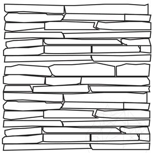 Slate Kavala 3D Strips | Decorative Stone for Vertical Cladding, Exterior-Interior (10-12/pallet)